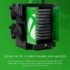 Numskull Games Official Xbox Gaming Locker, soporte para discos de juegos, Xbox, negro, con cable, 1 unidad