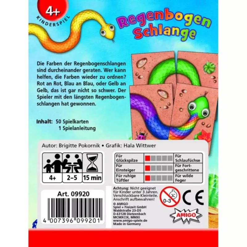 Regenbogenschlange, juego de cartas