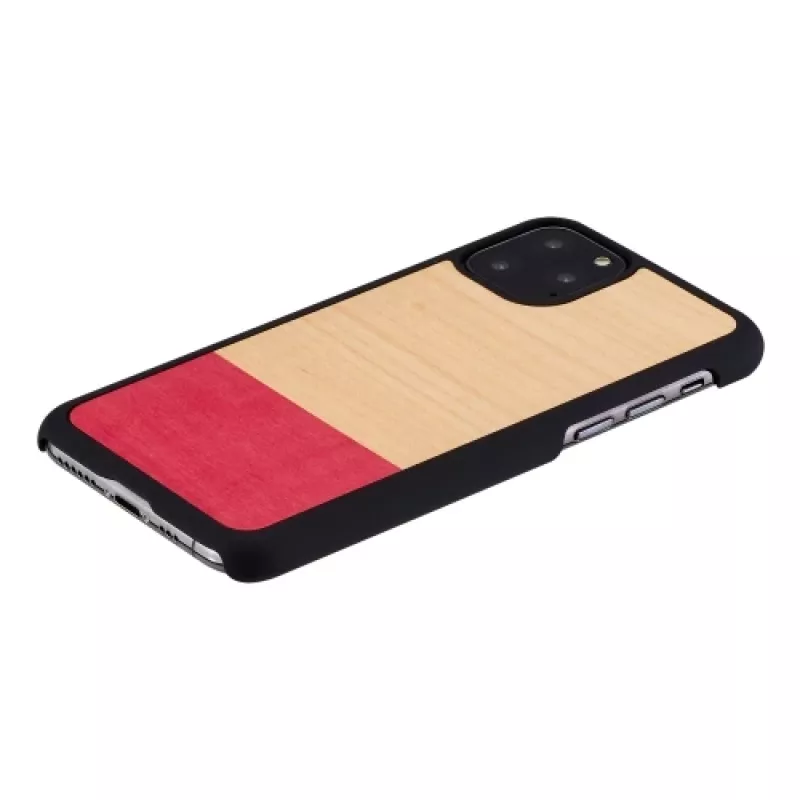 Funda de smartphone man and wood para iPhone 11 Pro, negra, diseño mismatch