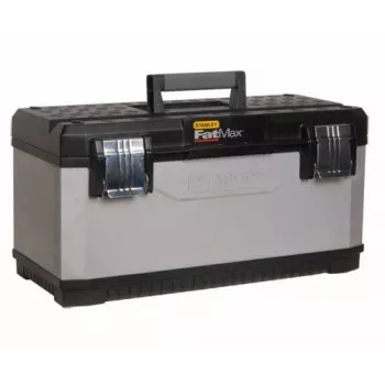 Caja de herramientas/pequeñas piezas Stanley 1-95-616 negra, gris