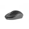 Ratón óptico inalámbrico de oficina NATEC Toucan Office RF — ambidiestro, 1600 DPI, 3 botones, rueda, gris/negro