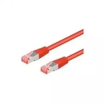 Wentronic Goobay Cable de red CAT 6a, S/FTP (PiMF), Rojo, 3 m – LSZH libre de halógenos, cobre (93786)