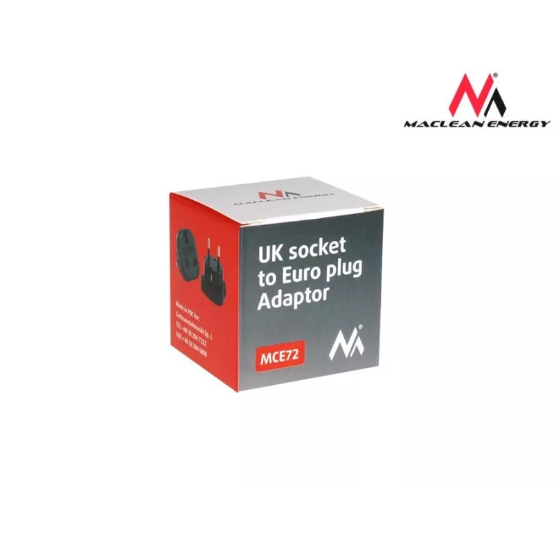 Adaptador de viaje enchufe Uk Eu Pl
