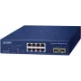 Switch gestionado PLANET 8 puertos 10/100/1000T + 2 puertos L2 Gigabit Ethernet