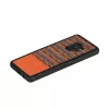 Funda para smartphone Man and Wood para Galaxy S9 — cuadros marrones con borde negro