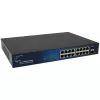 Switch PoE ALLNET 16+2P ALL-SG8418PM – 18 puertos Gigabit, 16 puertos PoE, 2 puertos uplink