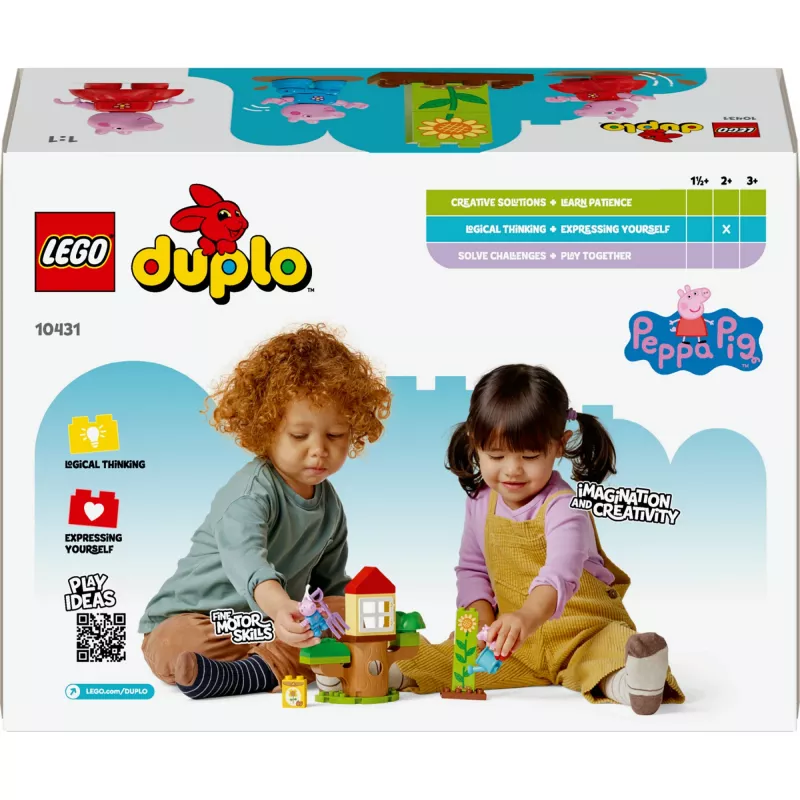 Lego 10431 Duplo Peppa Pig Jardín y casa del árbol set de juego