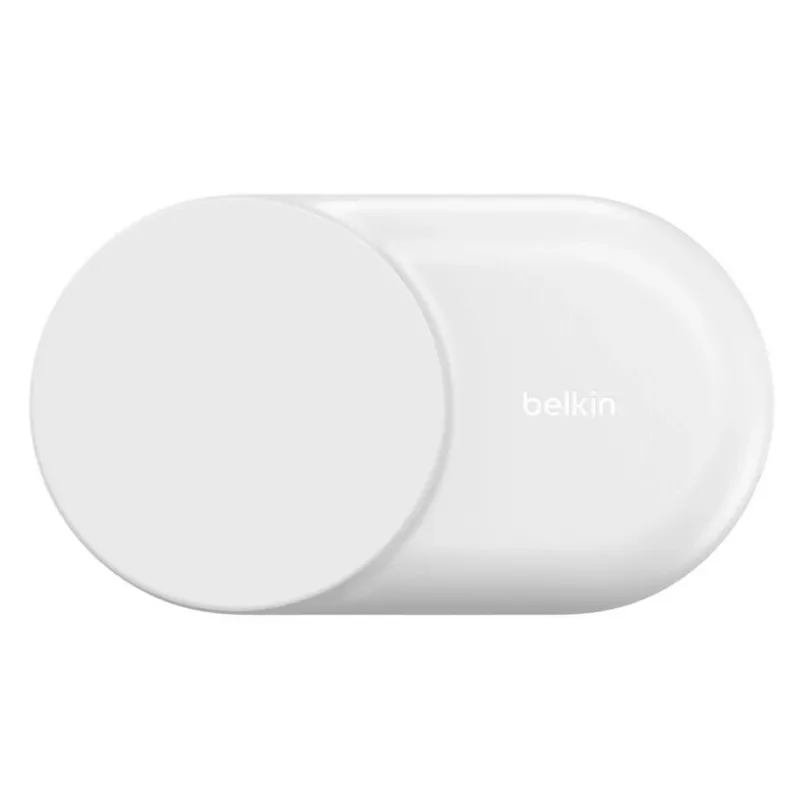 Cargador de interior Belkin UltraCharge 25W Qi2 3en1 Cargador magnético EU blanco redondo