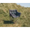 Silla de camping Outwell 470474 — silla plegable de 4 patas, capacidad de carga máxima 150 kg, negro/gris