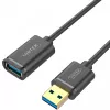 Cable USB UNITEK Y-C457GBK USB 3.2 Gen 1 (3.1 Gen 1) 1 m USB A negro