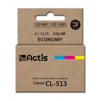 Actis KC-513R Tinta (sustituto de Canon CL-513; Estándar; 15 ml; color: cian, magenta, amarillo)
