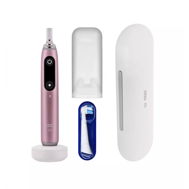 Oral-B iO9 Series 9 Cepillo de dientes eléctrico, rosé cuarzo