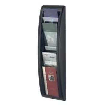 Sujetapapeles Paperflow QUICK BLICK 4062.11 — 5 compartimentos, antracita