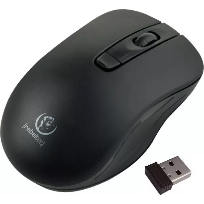 Ratón inalámbrico óptico Rebeltec STAR negro RBLMYS00055 interfaz
