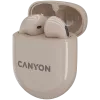 Auriculares Canyon Bluetooth TWS-6 Gaming Mode/BT 5.3 beige retail (CNS-TWS6BE)