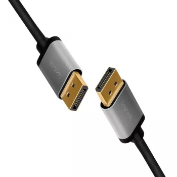 Logilink - Cable DisplayPort - DisplayPort (M) a DisplayPort (M) - DisplayPort 1.2 - 5 m - compatible con 4K 60 Hz, compatible con 2K 165 Hz (2560 x 1440)