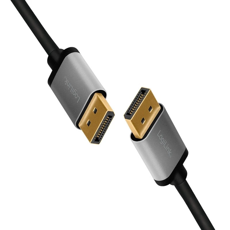 Logilink - Cable DisplayPort - DisplayPort (M) a DisplayPort (M) - DisplayPort 1.2 - 5 m - compatible con 4K 60 Hz, compatible con 2K 165 Hz (2560 x 1440)