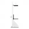 Soporte de GPU SilverStone GB01 blanco SST-GB01W regulable en altura para soporte de tarjetas gráficas