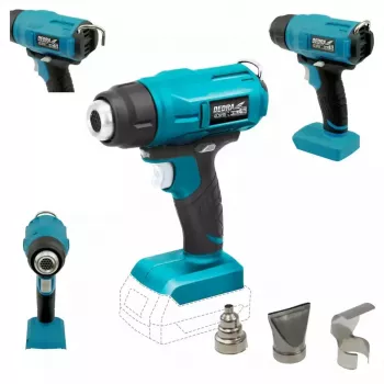 Pistola de aire caliente Dedra DED7058 2000W con temperatura regulable