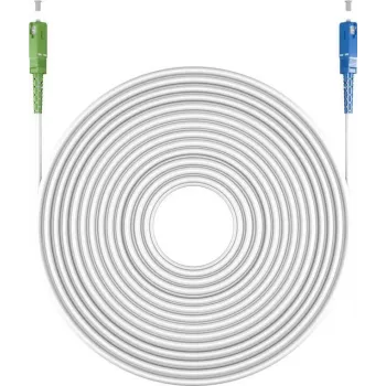 Goobay 59626 Cable de fibra óptica 30 m SC/UPC SC/APC FTTH OS2 blanco (59626)