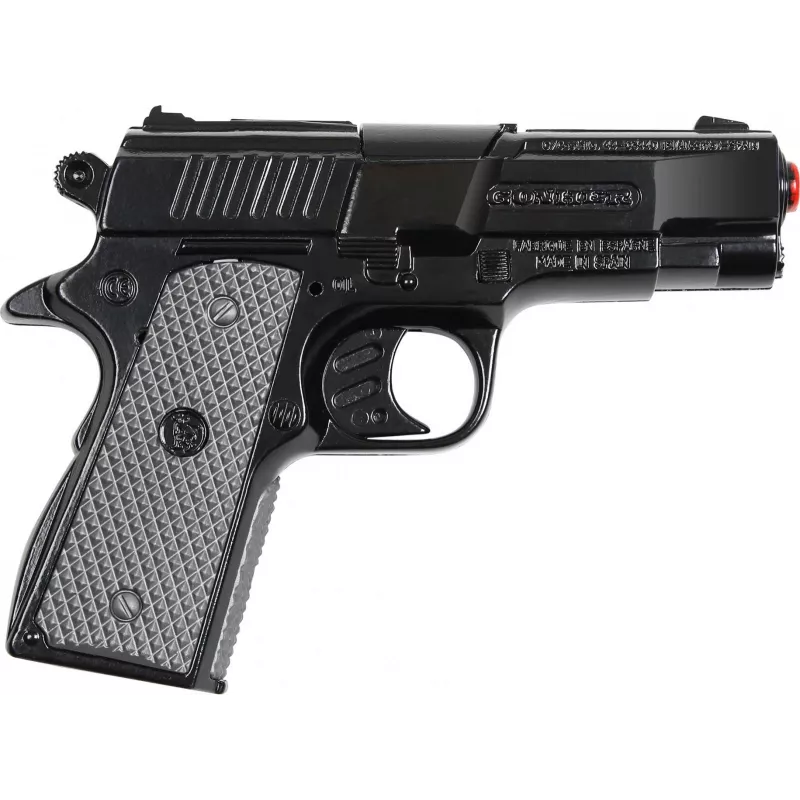 Pistola de policía de juguete de metal Pulio modelo 15546/6 — diseño realista, construcción robusta