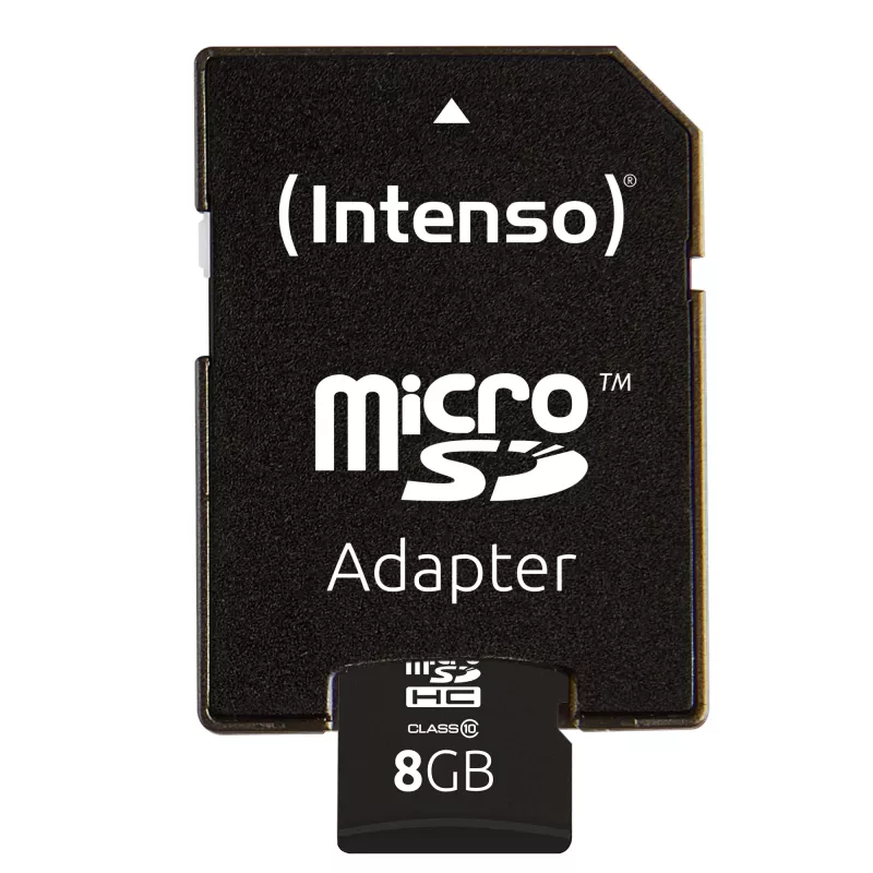 MEMORIA MICRO SDHC 8GB C10/CON ADAPTADOR 3413460 INTENSO