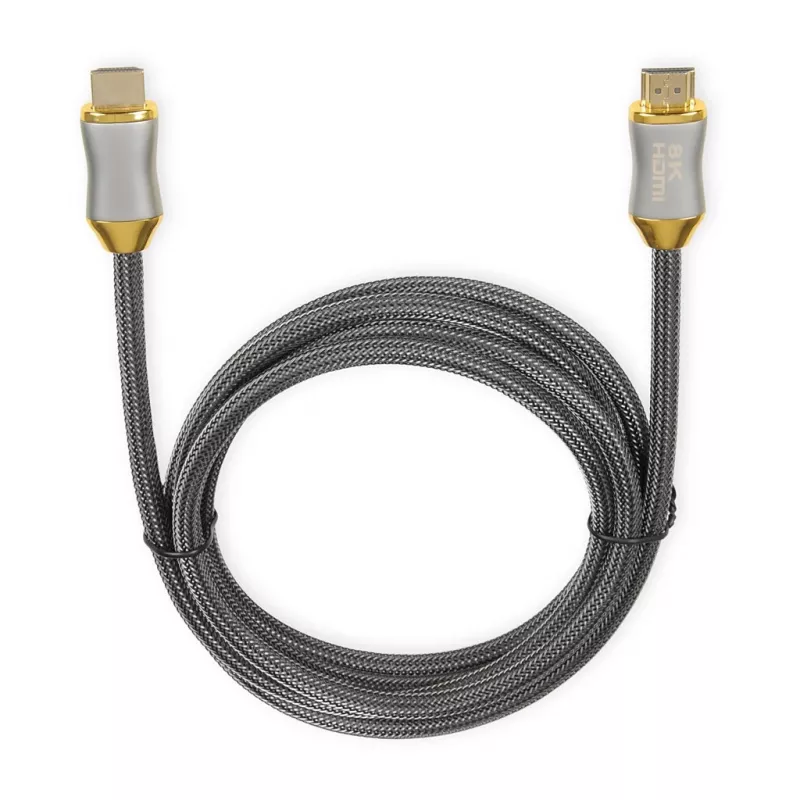 Cable HDMI IBOX HD08 2 m, HDMI Type-A macho-macho, HDMI 2.1, plateado