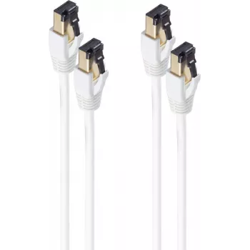 Cable de red ShiverPeaks BS08-41076-2 10 m Cat8.1 F/FTP blanco