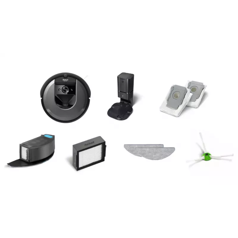 Robot aspirador iRobot Combo i8+ sin bolsa negro