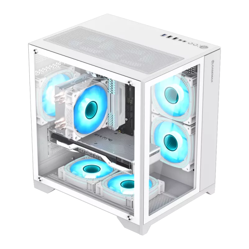 Gamemax | Caja | INFINITY MINI WH | M-ATX