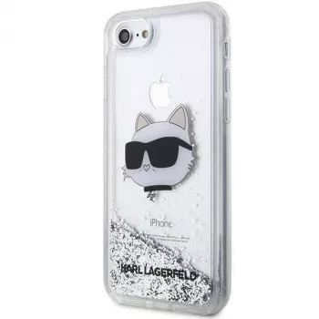 Karl Lagerfeld | Funda original IPHONE SE 2022/SE 2020/7/8 Karl Lagerfeld carcasa rígida brillo Choupette Head (KLHCI8LNCHCS)
