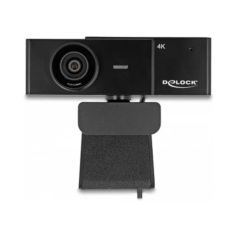 Webcam DeLOCK 96400 8 MP 3840 x 2160 píxeles USB 2.0 negro