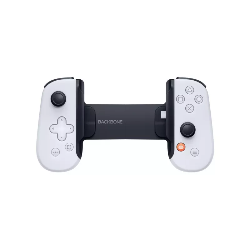 Mando Backbone BB-51-P-WS gris blanco USB para Playstation Xbox