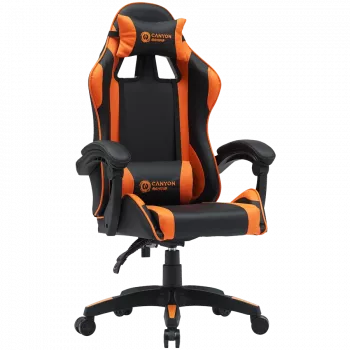 Silla gaming CANYON Core SGCH2 negro naranja — diseño ergonómico, altura ajustable