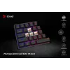 Teclado gaming mecánico SAVIO BLACKOUT X2 PEACH — 61 teclas 60 % QWERTZ, RGB LED, hot-swap, USB Type-A/Type-C, cable extraíble