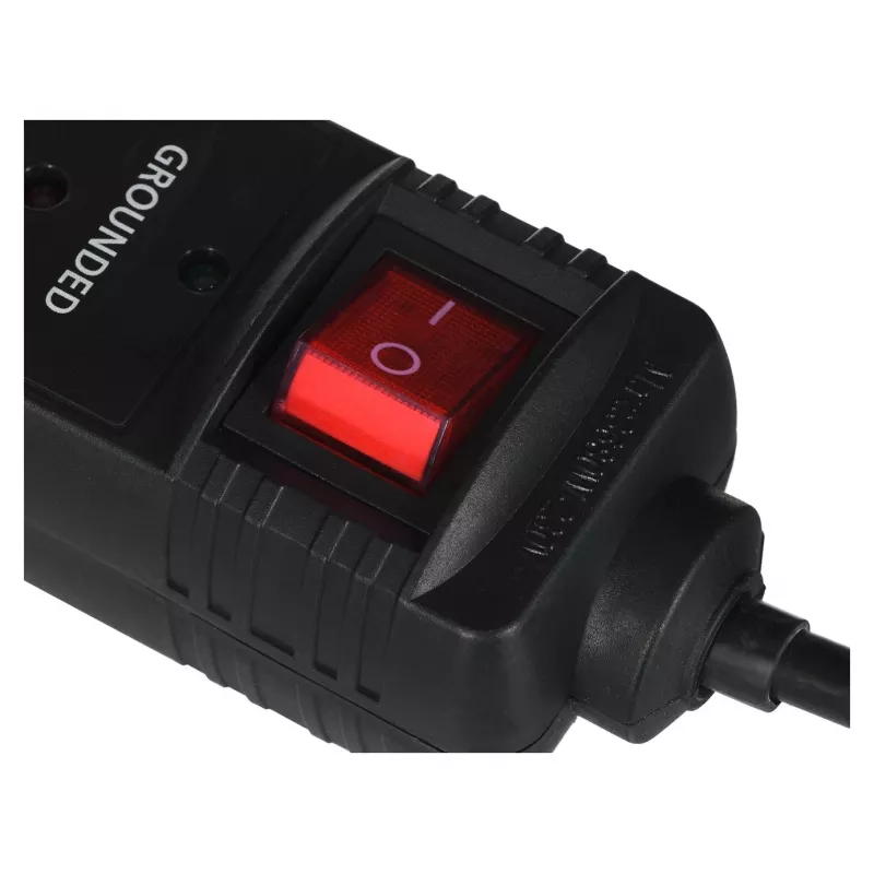 EnerGenie SPF5-C-5 Protector de sobretensión 5 tomas AC 250 V 1,5 m negro