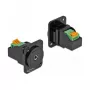 Módulo D-Type 3,5 mm conector hembra jack estéreo de 3 polos a regleta DeLOCK 86732