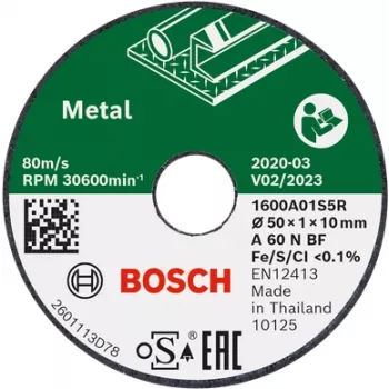 Bosch 1 600 A01 S5Y accesorio para amoladora angular disco de corte