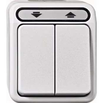 Pulsador de persiana MERTEN MEG3755-8029 gris claro AQUASTAR MEG3755-8029 (MEG3755-8029)