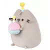Peluche Pusheen de Pusheen — peluche de 24 cm con gorro de cumpleaños y tarta