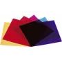 Juego de filtros de color EUROLITE 9410050A — rojo, azul, verde, amarillo, violeta