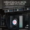 Refrigeración líquida todo en uno Corsair Nautilus 360 RS 12 cm 2100 RPM negro