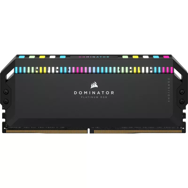 DIMM 64 GB DDR5-6400 (2x 32 GB) Kit dual, memoria negra, CMT64GX5M2B6400C32, Dominator Platinium, INTEL XMP