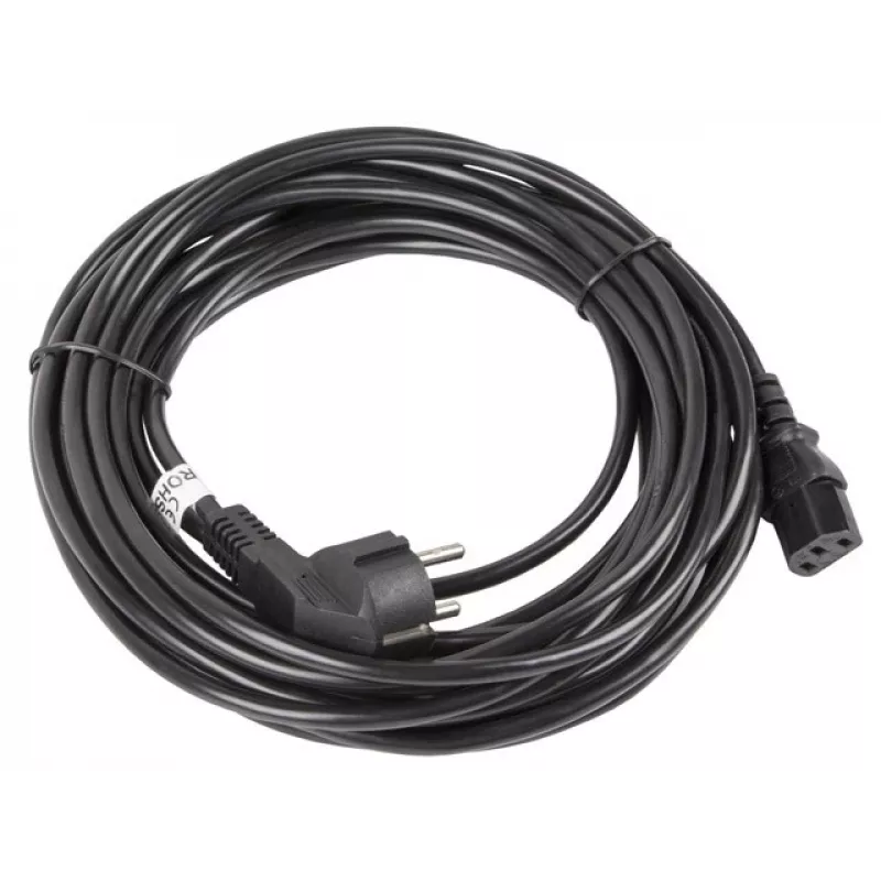 Cable de alimentación Lanberg CA-C13C-11CC-0100-BK negro 10 m conector hembra C13 CEE7/7
