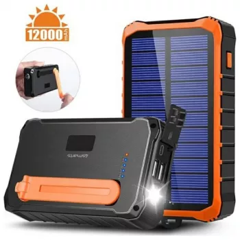 Batería externa Propper Solar 12000mAh gris