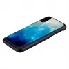 Funda para móvil iKins para iPhone XR – lago azul exterior, negro interior