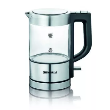 Severin WK 3472 Hervidor de agua 0,5 L Plata 1100 W (WK3472)