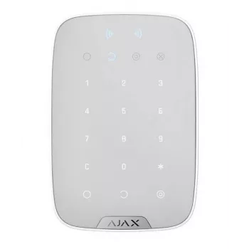 Teclado inalámbrico Ajax WRL/PLUS BLANCO – Modelo 38253, teclado de control de acceso montado en pared