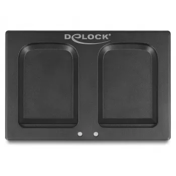 Estación de carga DeLOCK 90608 USB C negro 68x115x22mm