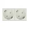 Delock 81325 Easy 45 toma Schuko, disposición a 45°, ampliable 2 veces, 45 x 45 mm (5 uds.)